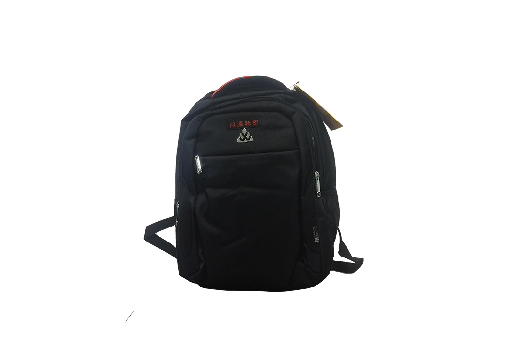 印有鸿源精密品牌LOGO的奖品包包